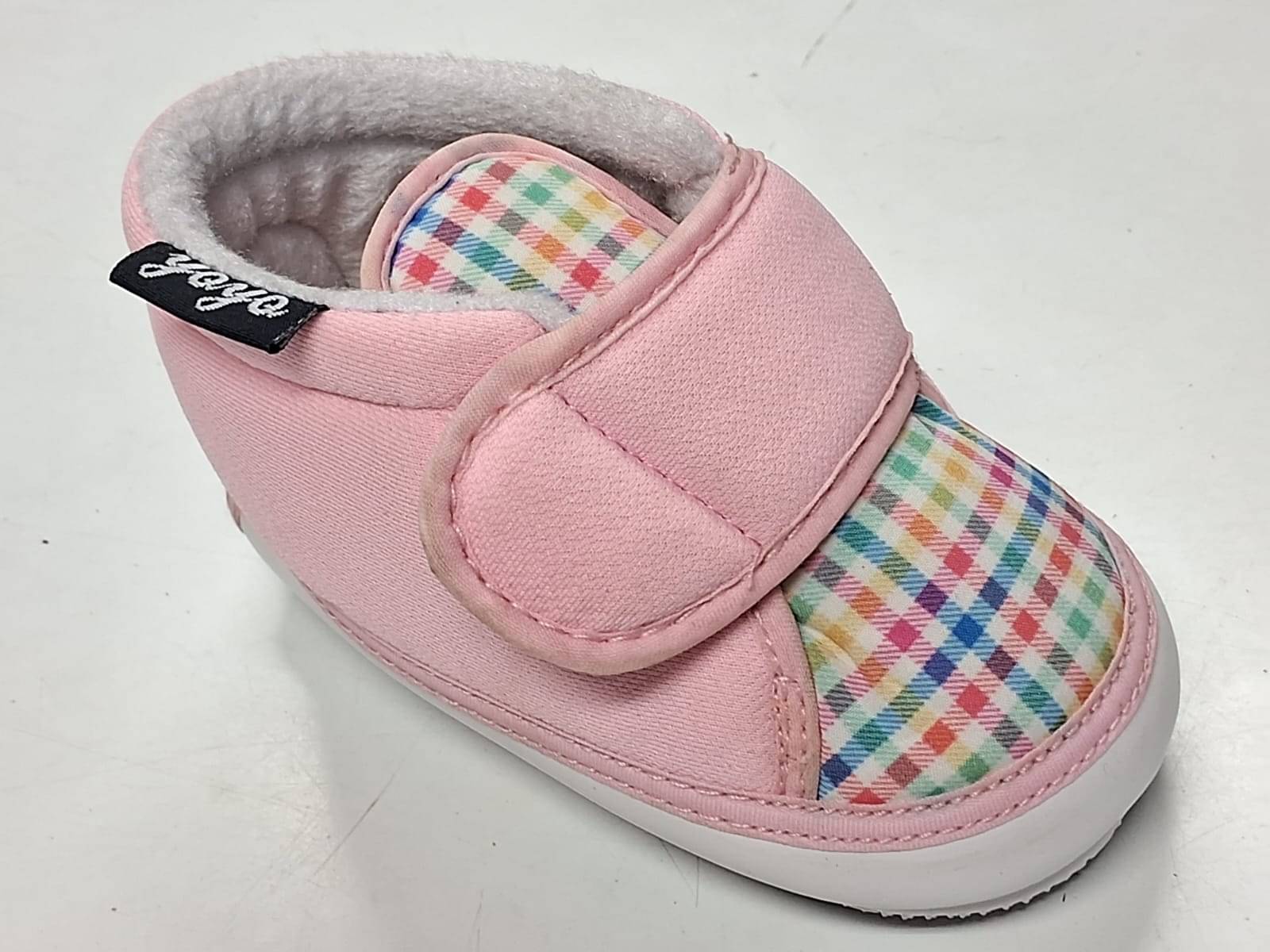     			YOYO - Pink Booties For Baby Girl 6-9 Months ( Pack of 1 )