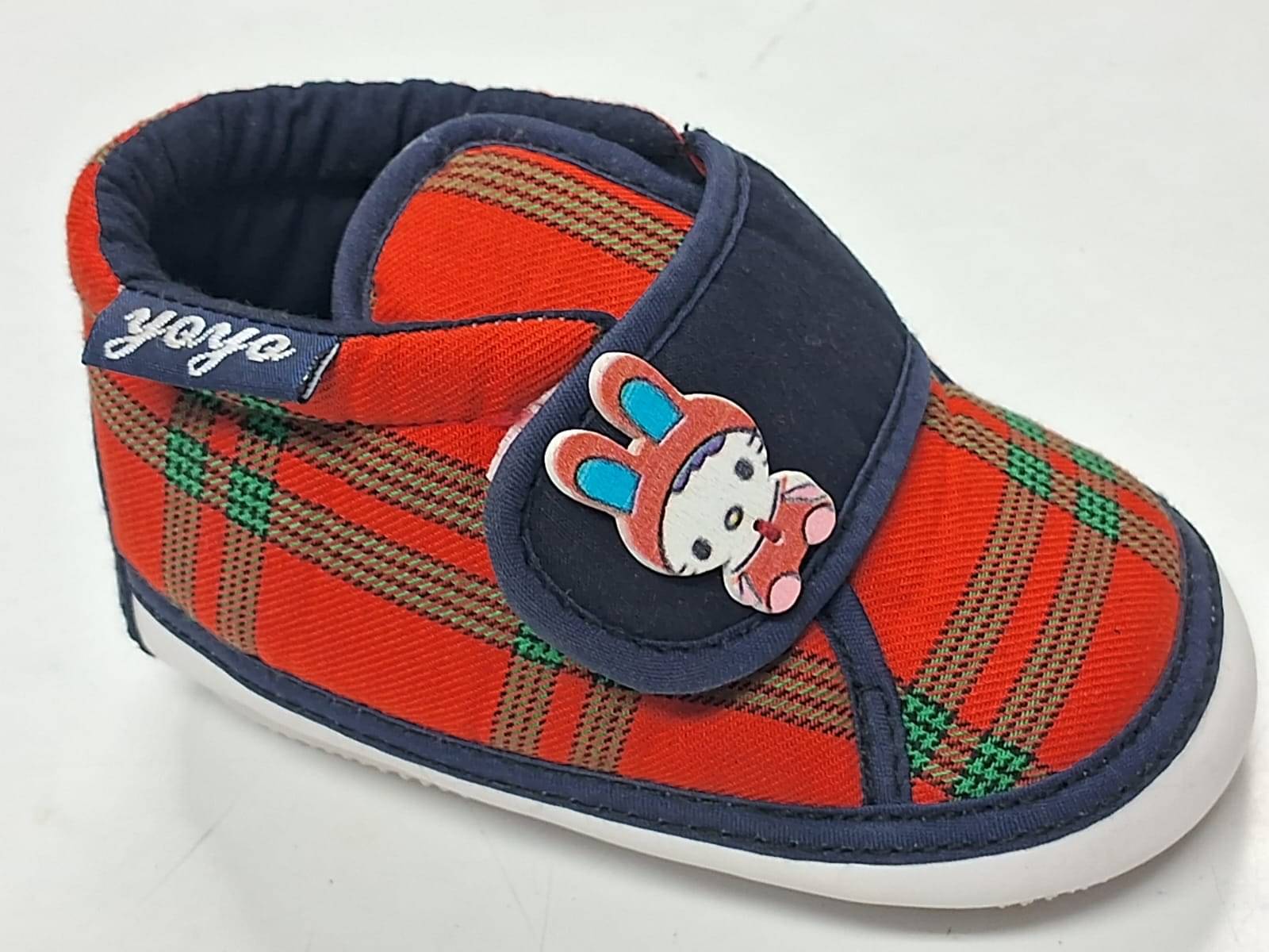     			YOYO - Red Booties For Baby Boy & Baby Girl 6-9 Months ( Pack of 1 )
