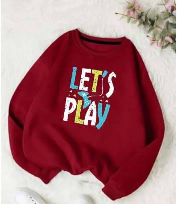     			ATIGIANO APPAREL Pack of 1 Boys Fleece Sweatshirt ( Maroon )