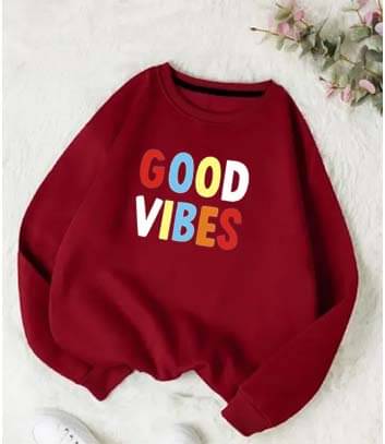     			ATIGIANO APPAREL Pack of 1 Boys Fleece Sweatshirt ( Maroon )