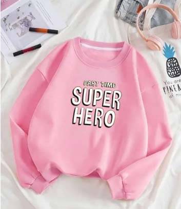     			ATIGIANO APPAREL Pack of 1 Boys Fleece Sweatshirt ( Pink )