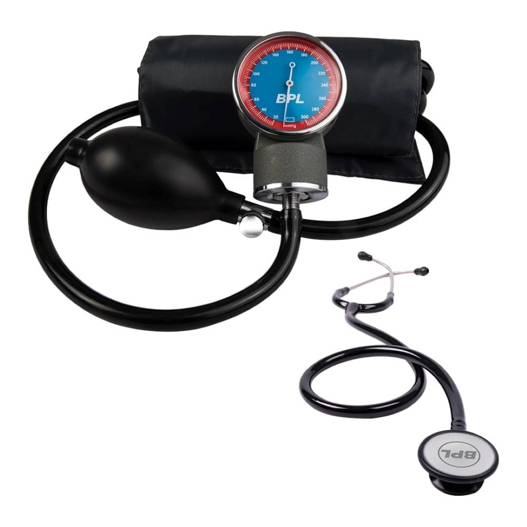 BPL Medical Technologies Mercury Free Sphygmomanometer & Stethoscope BPL Medical Technologies Mercury Free Sphygmomanometer & Stethoscope