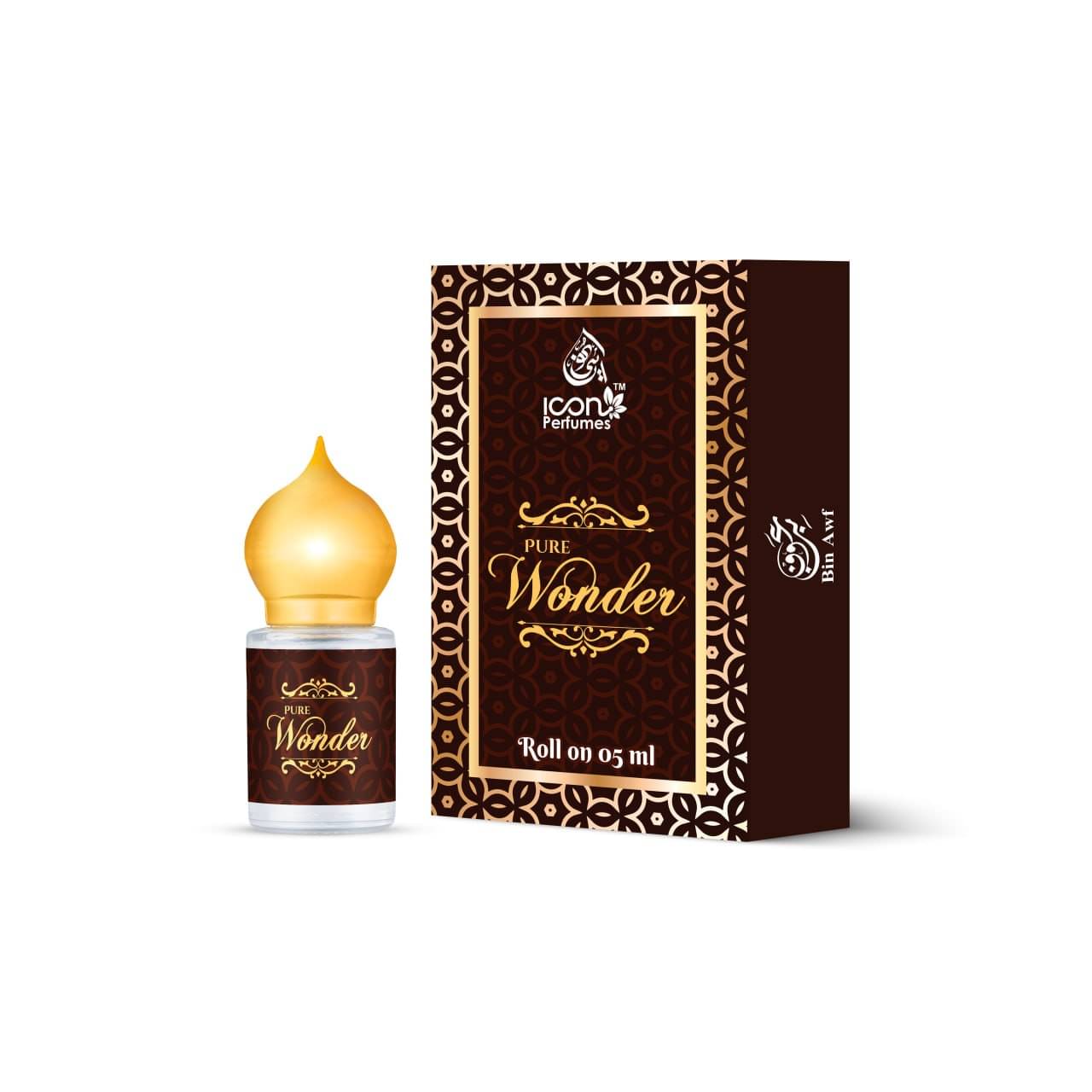     			Binawf Amber Non- Alcoholic Below 50ml Attar ( Pack of 1 )