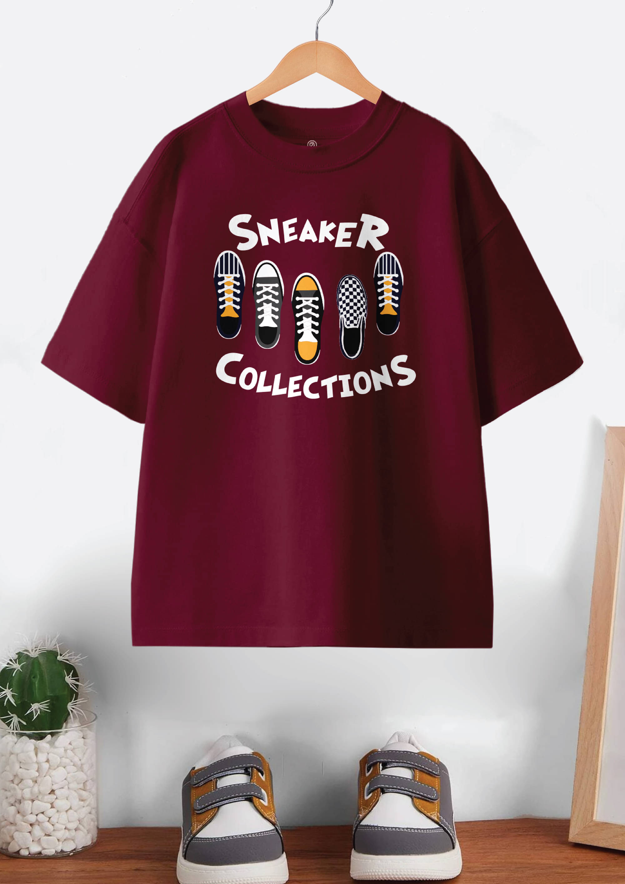     			CODEZ Pack of 1 Boys Cotton T-Shirt ( Burgundy )