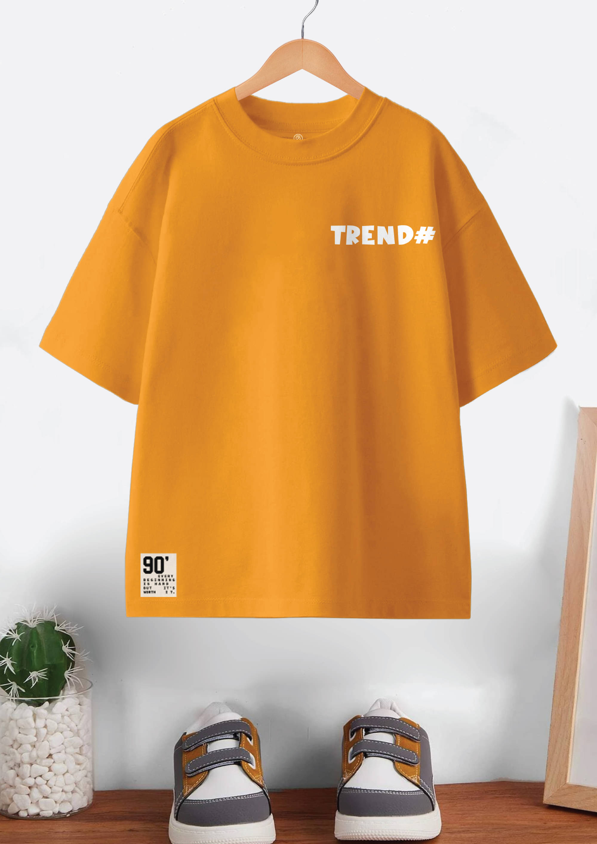     			CODEZ Pack of 1 Boys Cotton T-Shirt ( Khaki )