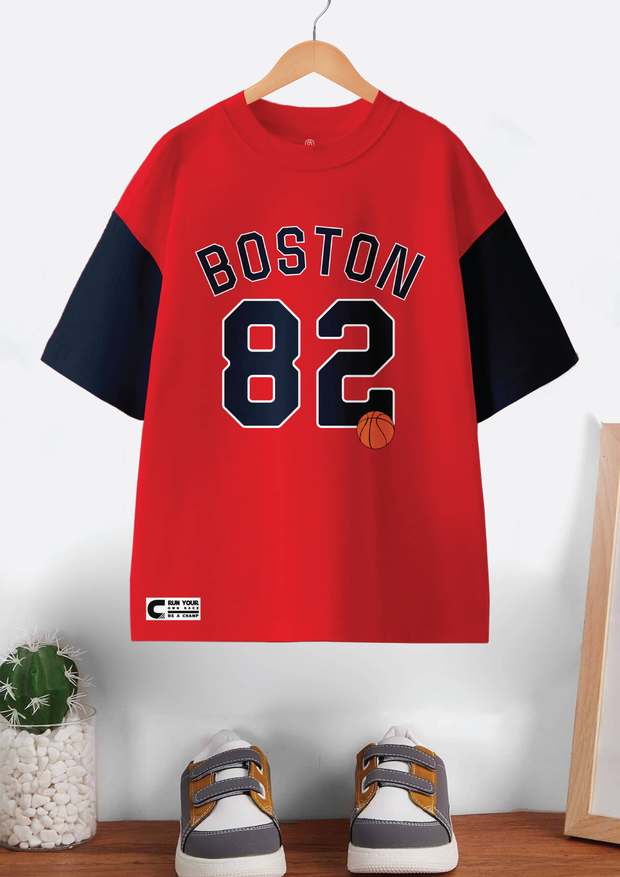     			CODEZ Pack of 1 Boys Cotton T-Shirt ( Red )