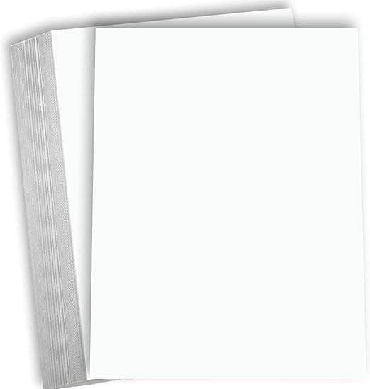 Eclet A4 20 pcs White thick drawing Sheets Craft 300 GSM Sheet Artists Ivory Sheets A4 Size, Smooth Finish, HEAVY GSM Ivory Drawing Paper, or Greeting Cards, Art & Craft Home, School, Office Stationery