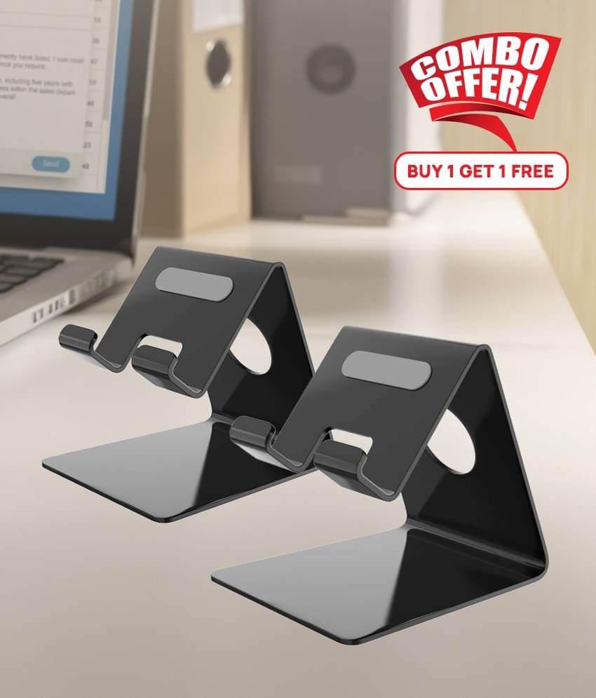     			ELV Mobile Stand Holder With Convenient Charging for Tablet and Smartphones (Pack of 2)