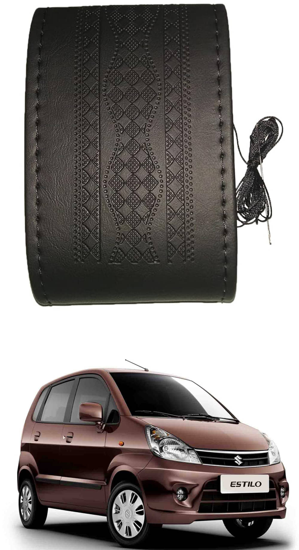 Etradezone Steering Cover Leatherite Etradezone Steering Cover Leatherite