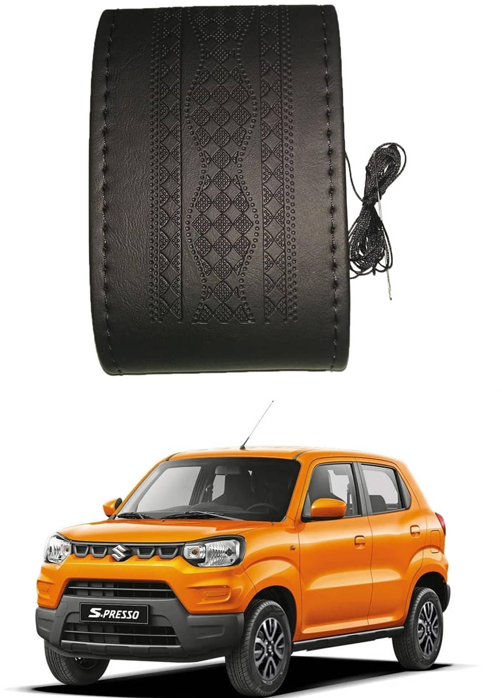 Etradezone Steering Cover Leatherite Etradezone Steering Cover Leatherite