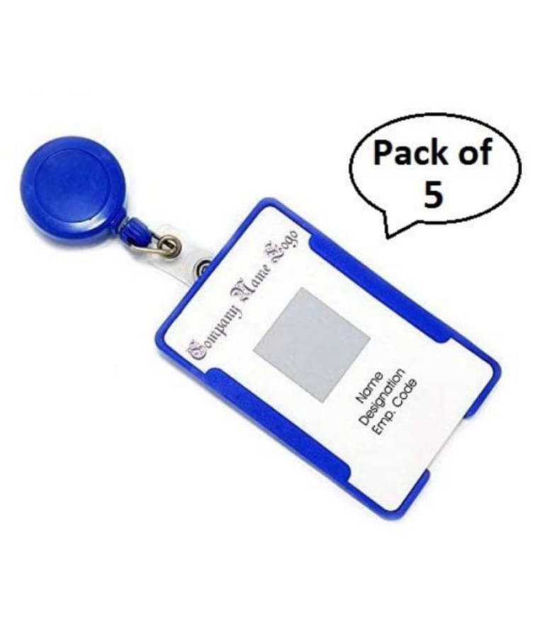     			FSN Plastic Card Holder ( Pack 5 )