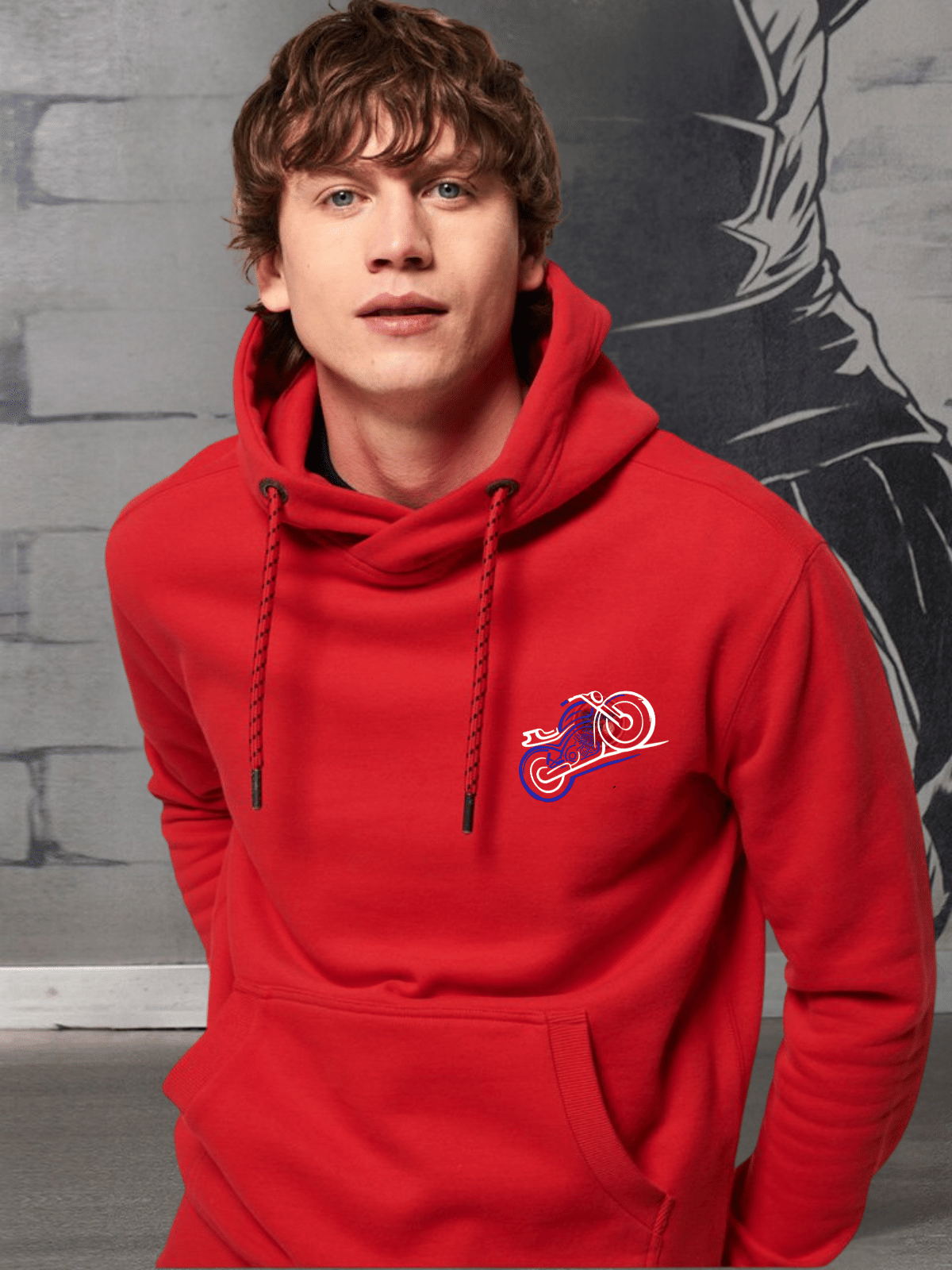Forbro Fleece Hooded Men's Sweatshirt - Red ( Pack of 1 )