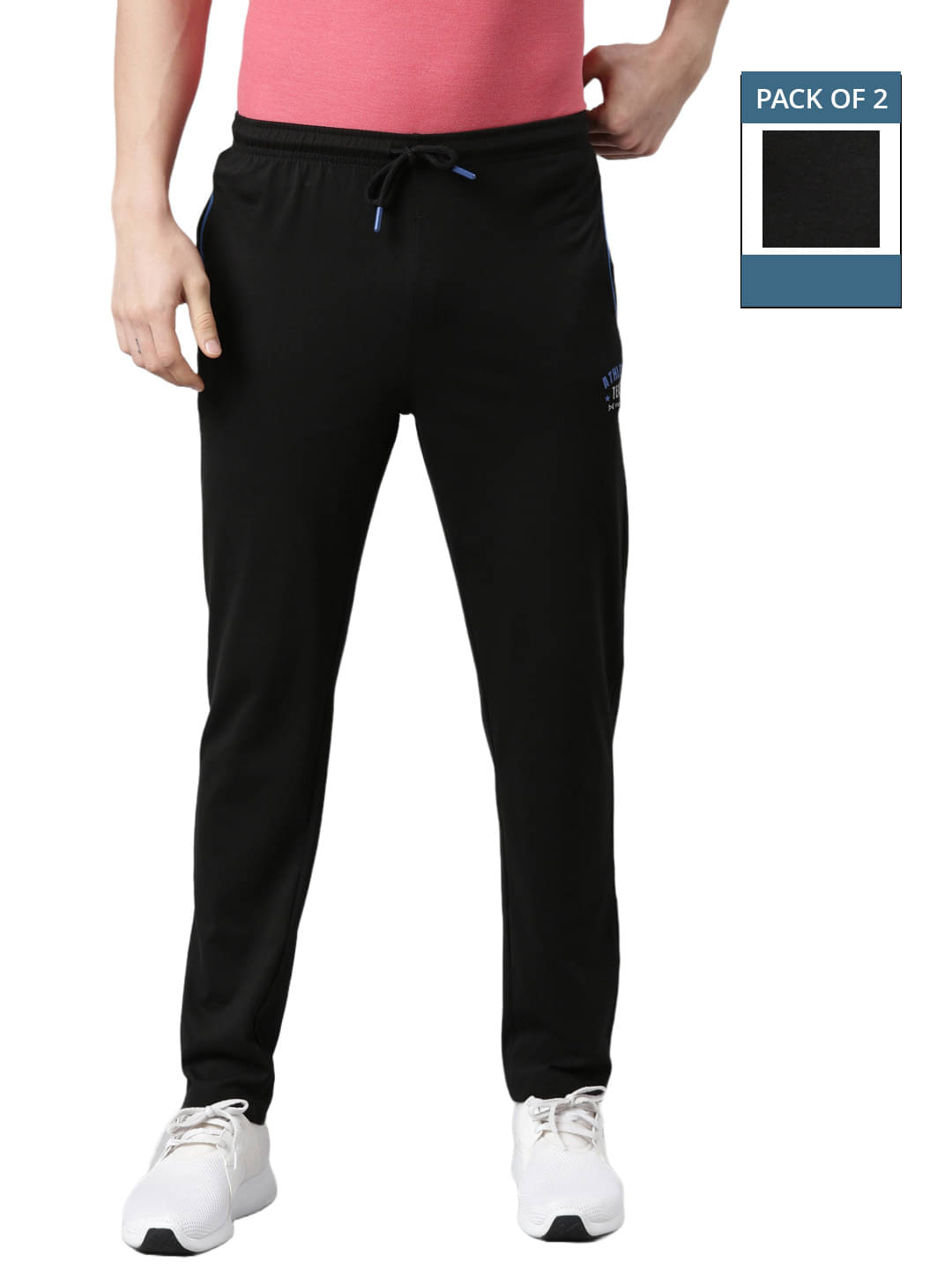 Force NXT Charcoal Cotton Men's Trackpants ( Pack of 2 )     			Force NXT Charcoal Cotton Men's Trackpants ( Pack of 2 )