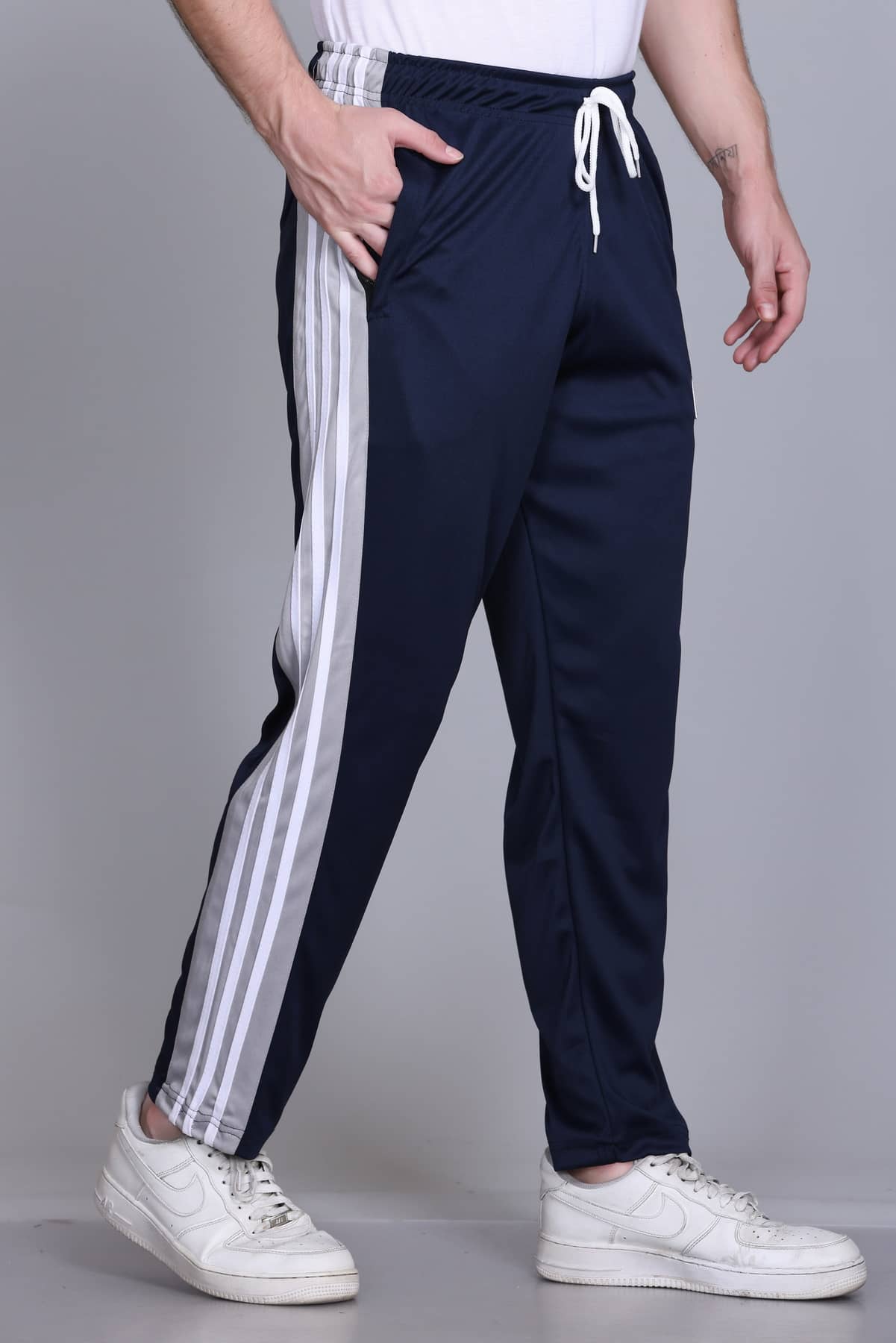 HVBK Blue Polyester Men's Trackpants ( Pack of 1 ) - Track Pants | Buy online on ZillyBuy
