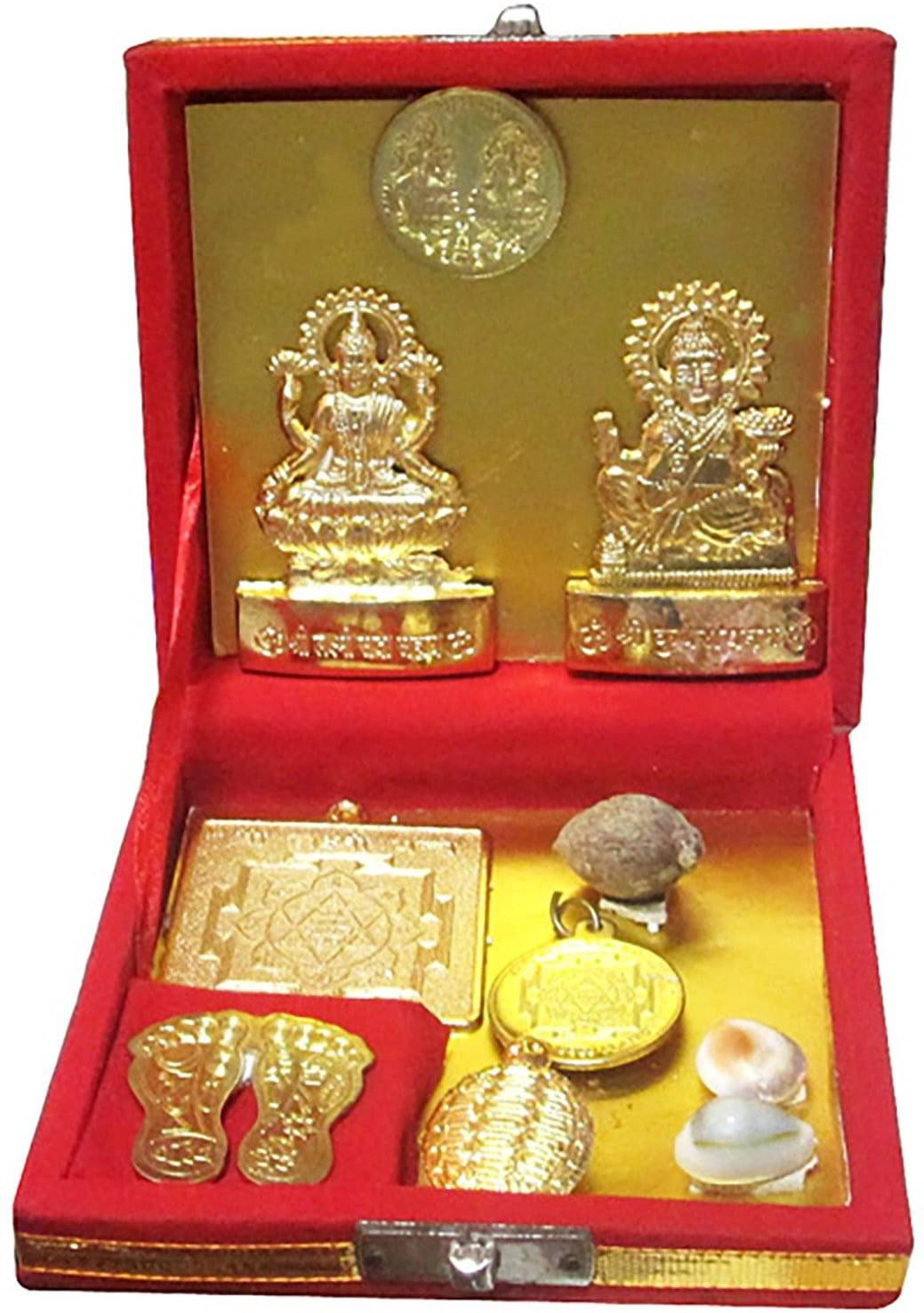     			Shri Astha Vinayak Brass Dhan Laxmi Yantra