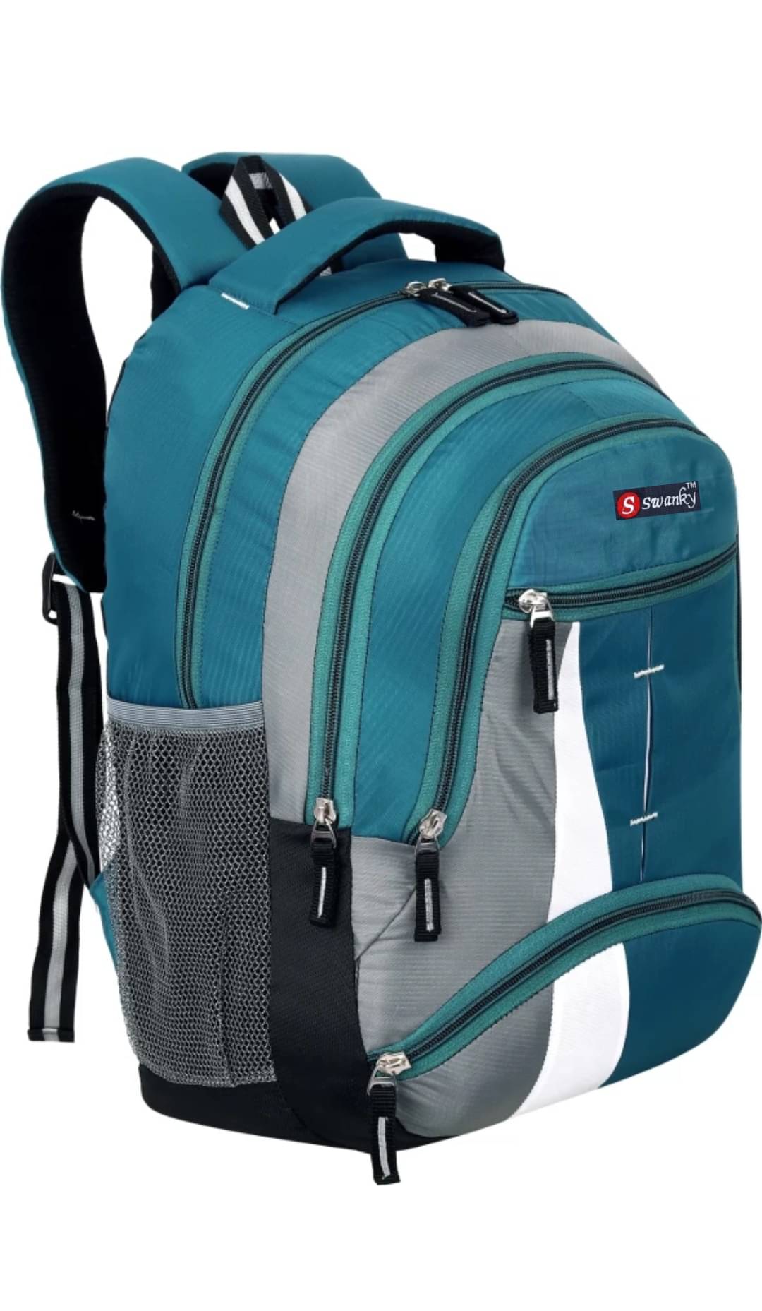 Swanky Green Polyester Backpack For Kids Swanky Green Polyester Backpack For Kids