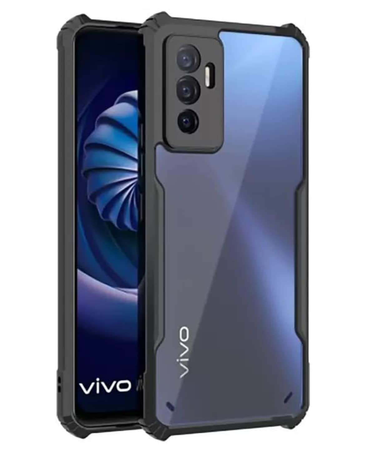 ZAMN Hybrid Covers Compatible For Polycarbonate Vivo V23E 5G ( )