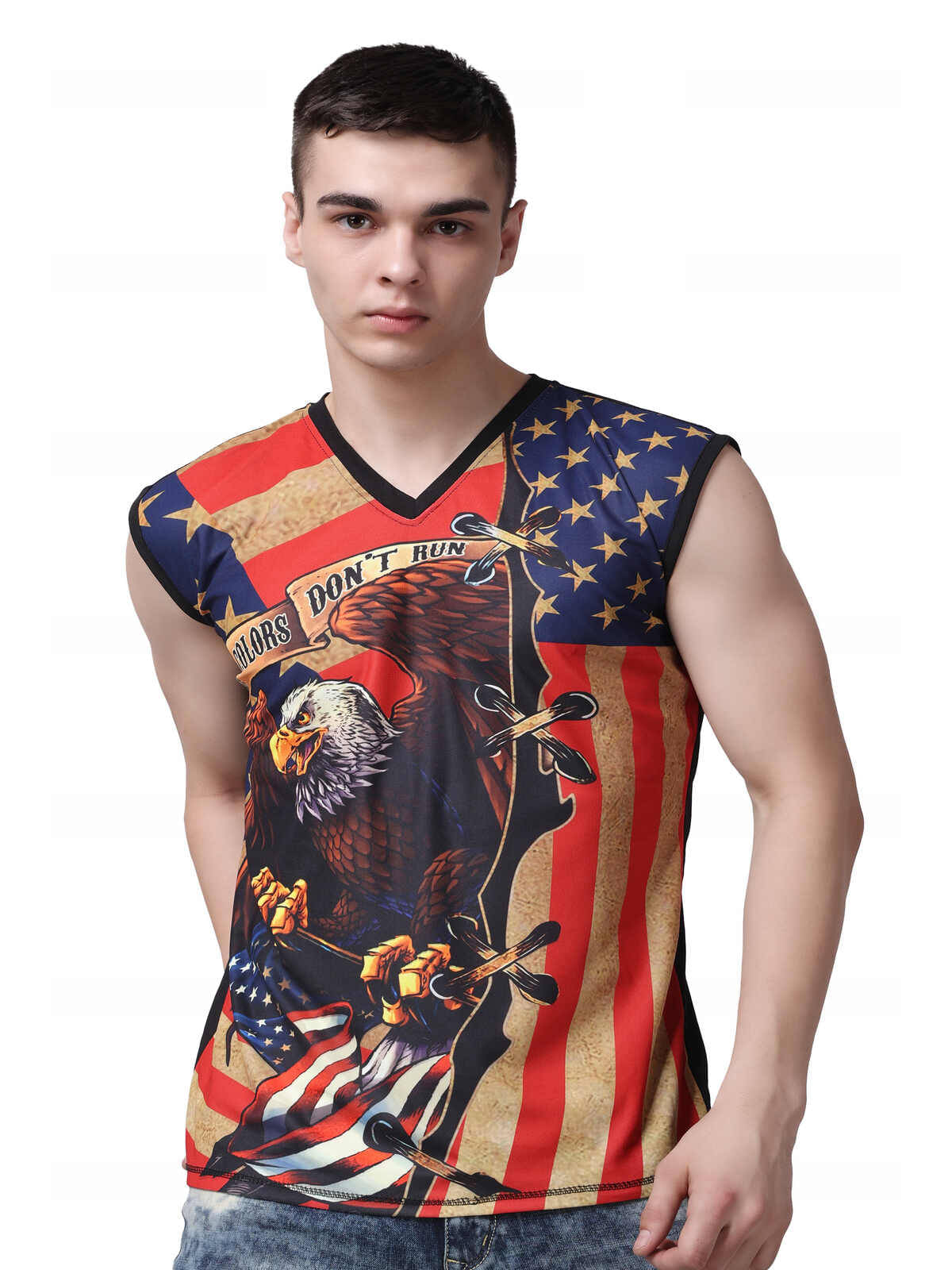     			yellow tree Pack of 1 Polyester Regular Fit Men's T-Shirt ( Multicolor )