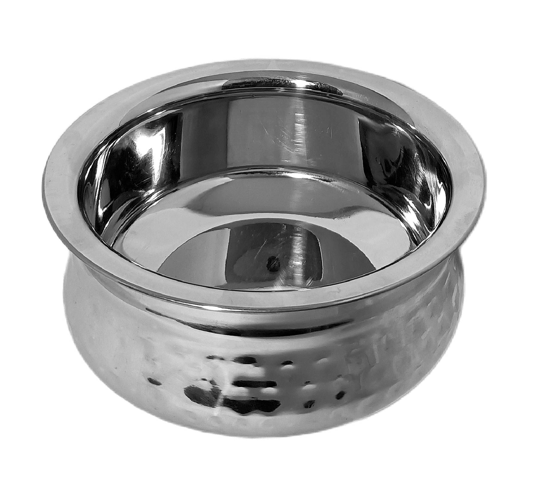 A & H ENTERPRISES Handi for Serving Stainless Steel Serving Handi 500 ml Silver ( Set of 1 ) A & H ENTERPRISES Handi for Serving Stainless Steel Serving Handi 500 ml Silver ( Set of 1 )