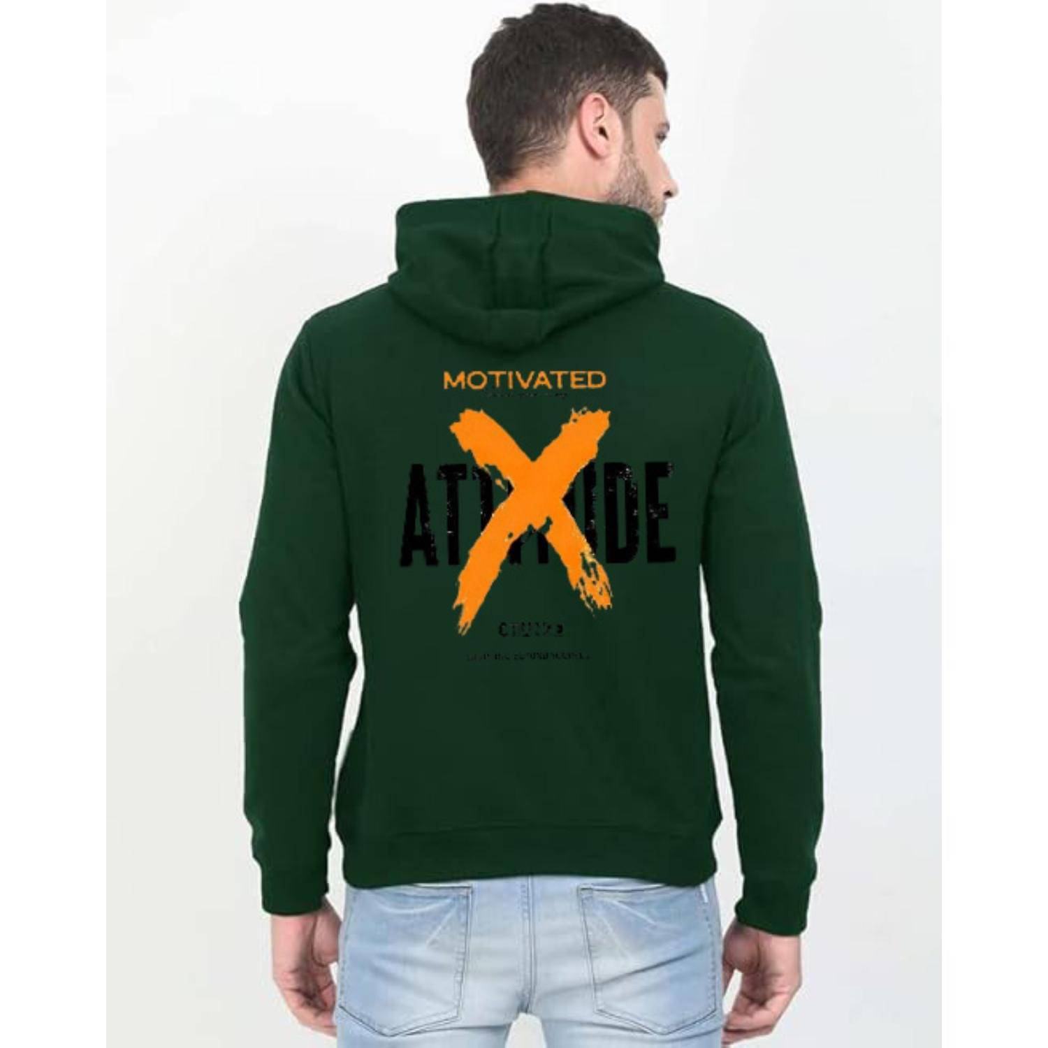     			ATIGIANO APPAREL Fleece Hooded Men's Sweatshirt - Green ( Pack of 1 )