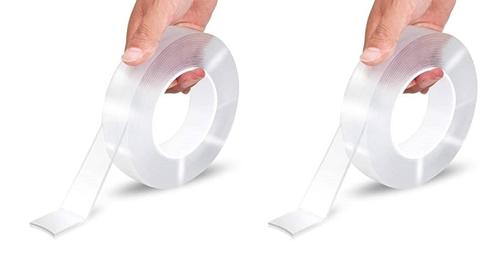     			ATIPRIYA Transparent Double Sided Nano Tape ( Pack of 2 )