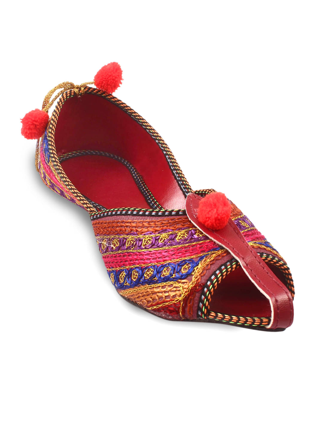    			Anjaneya Creations Multicolor Women's Mojaris