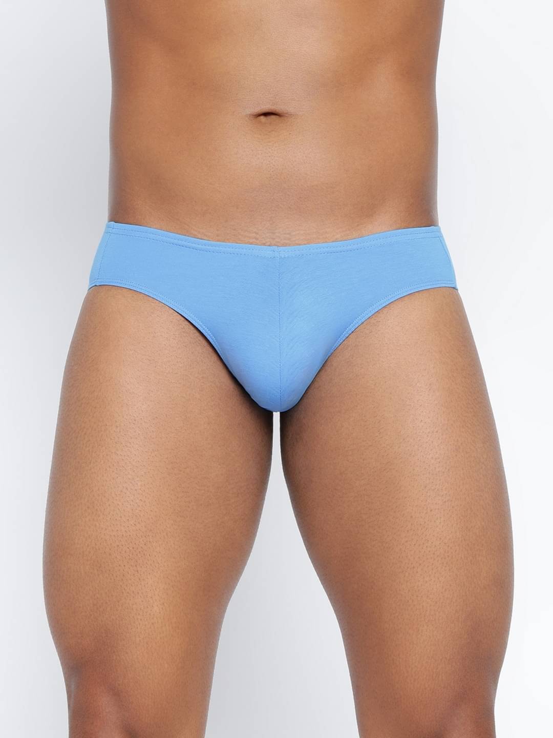     			BASIICS By La Intimo Pack of 1 Cotton Blend Briefs For Men's ( Blue )