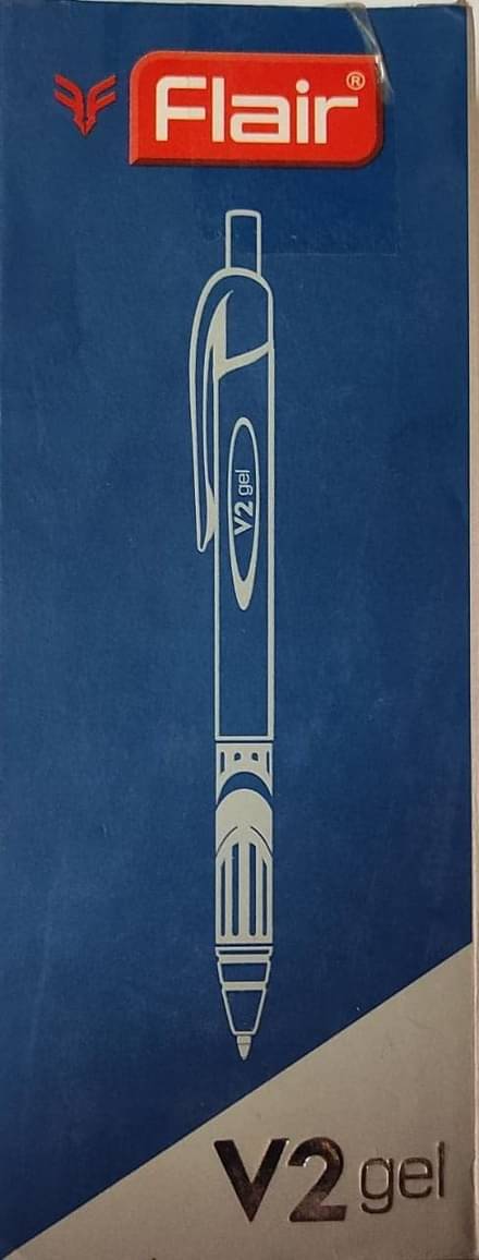     			FLAIR V2 Retractable 0.7mm Gel Pen Blue Box Pack 20