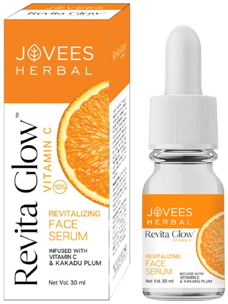 Jovees Herbal Revita Glow Vitamin C Face Serum For Skin Brightening All Skin Types 30ml (Pack of 1)