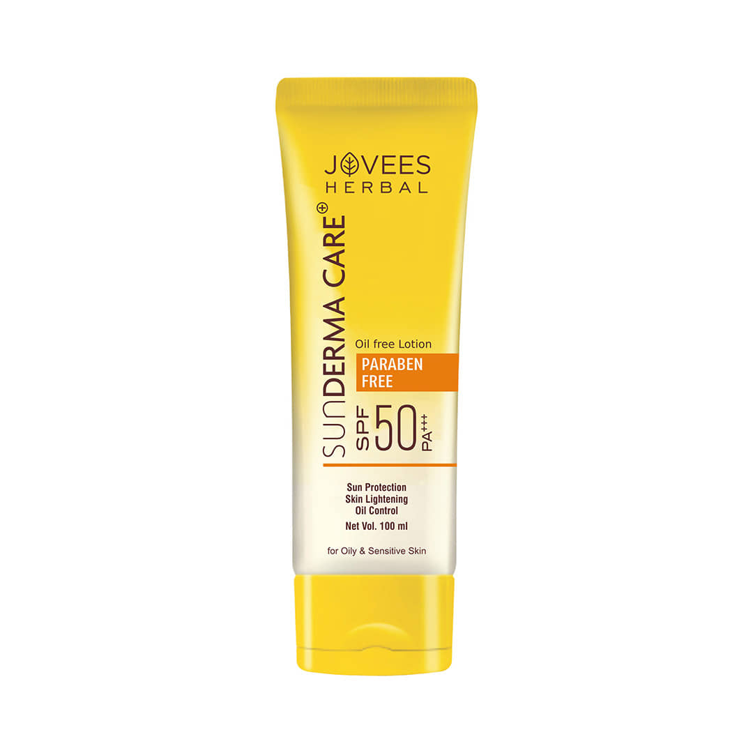 Jovees Herbal Sun Derma Care Lotion SPF 50 PA+++ Broad Spectrum For Oily Skin 100ml (Pack of 1)