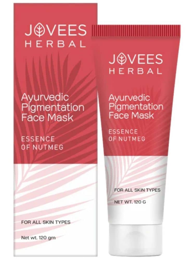 Jovees Herbal Anti Blemish Pigmentation Face Mask For Uneven Skin All Skin Types, 120gm (Pack of 1)