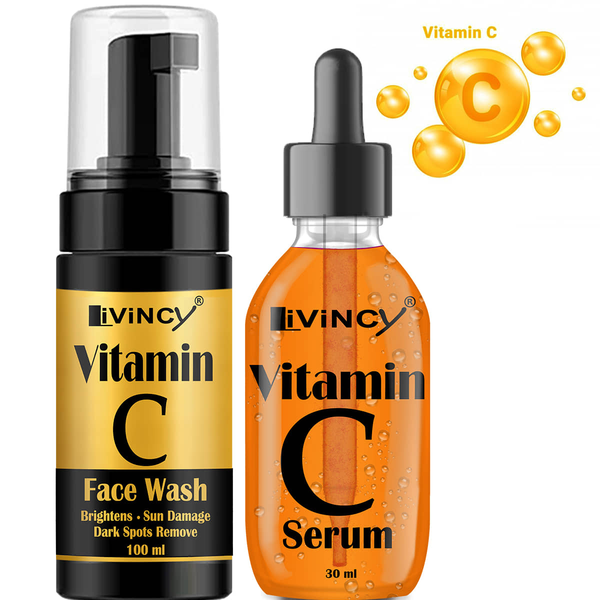 LIVINCY Face Serum Vitamin C Daily Care For All Skin Type ( Pack of 2 )