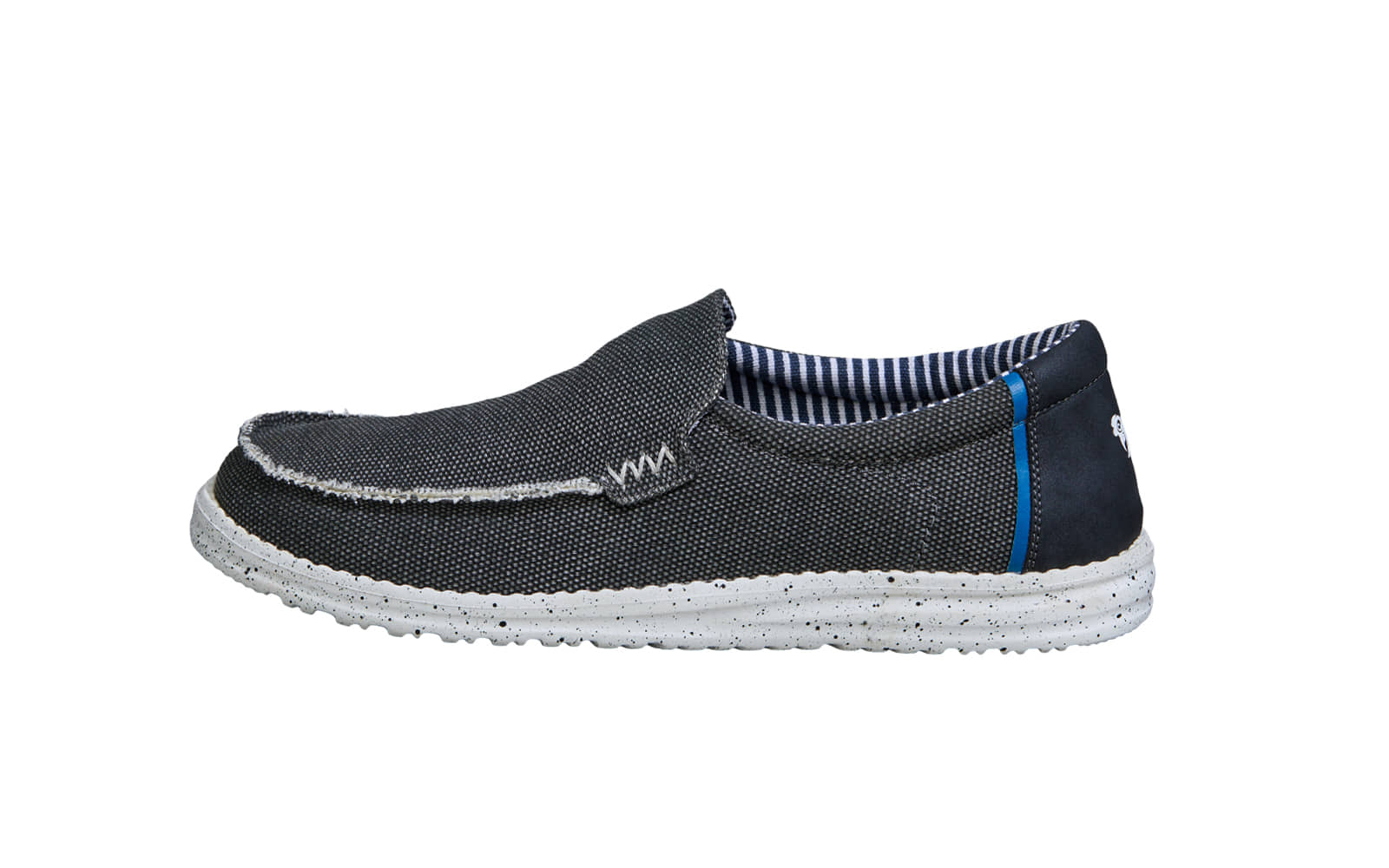 Neemans Canvas Wanderers Slip Ons Black Men's Slip-on Shoes - Casual Shoes | Buy online on ZillyBuy