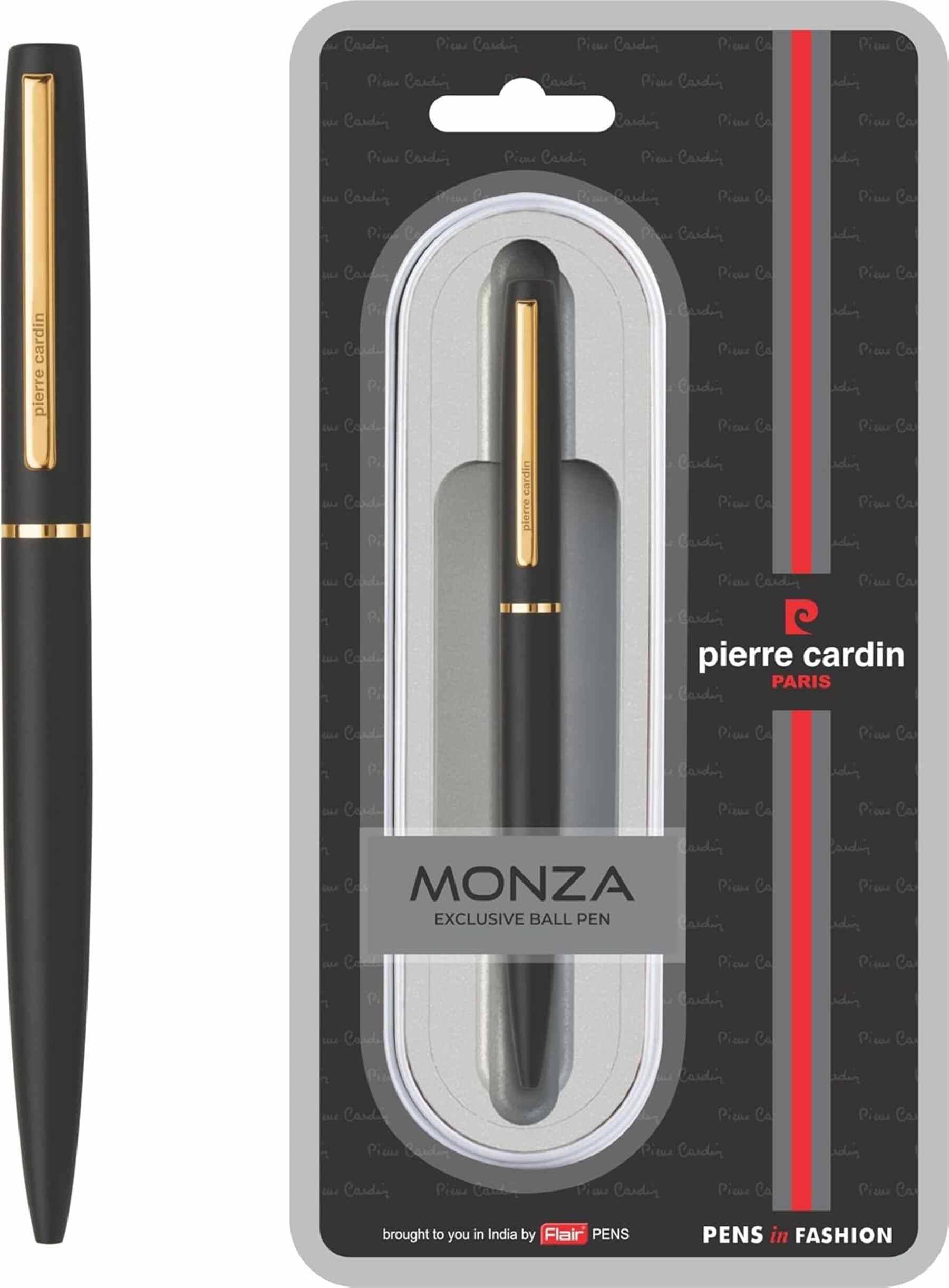 Pierre Cardin Monza Matte Black Ball Pen Pack Of 2 Pierre Cardin Monza Matte Black Ball Pen Pack Of 2