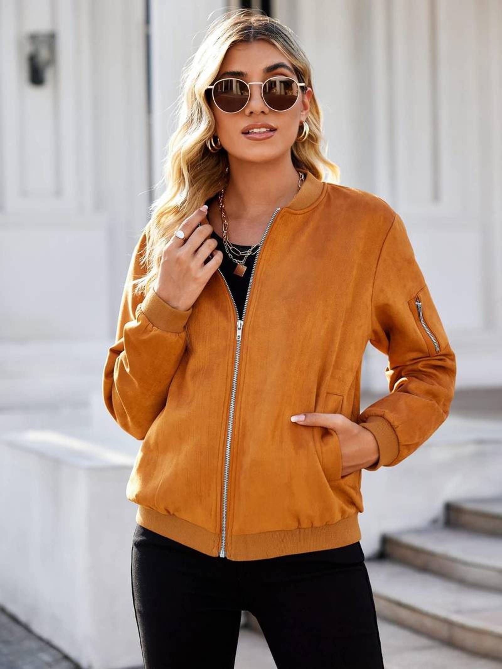 Raabta Fashion - Fleece Brown Jackets Pack of 1 Raabta Fashion - Fleece Brown Jackets Pack of 1