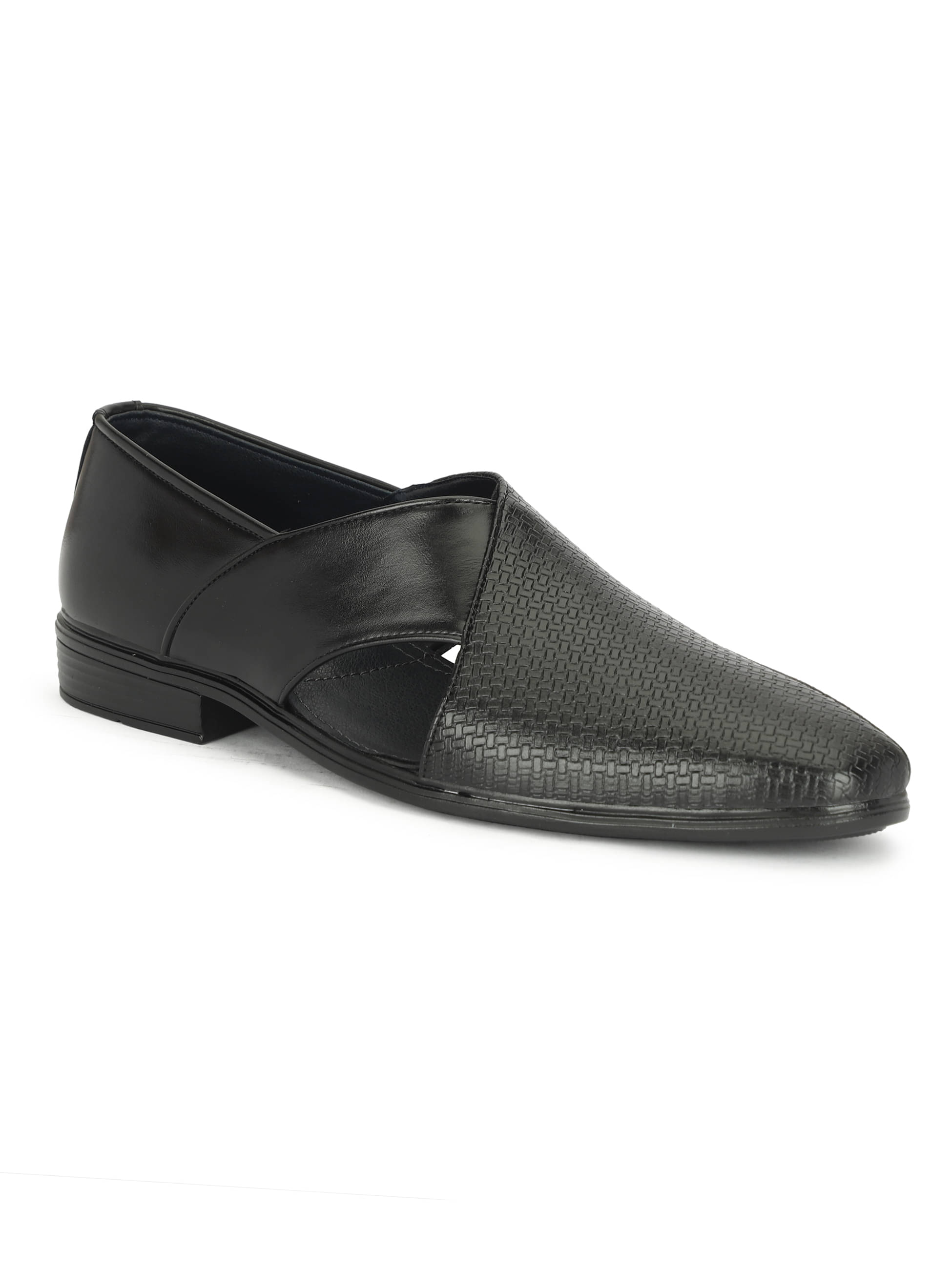     			Rimezs Black Men's Designer Shoes