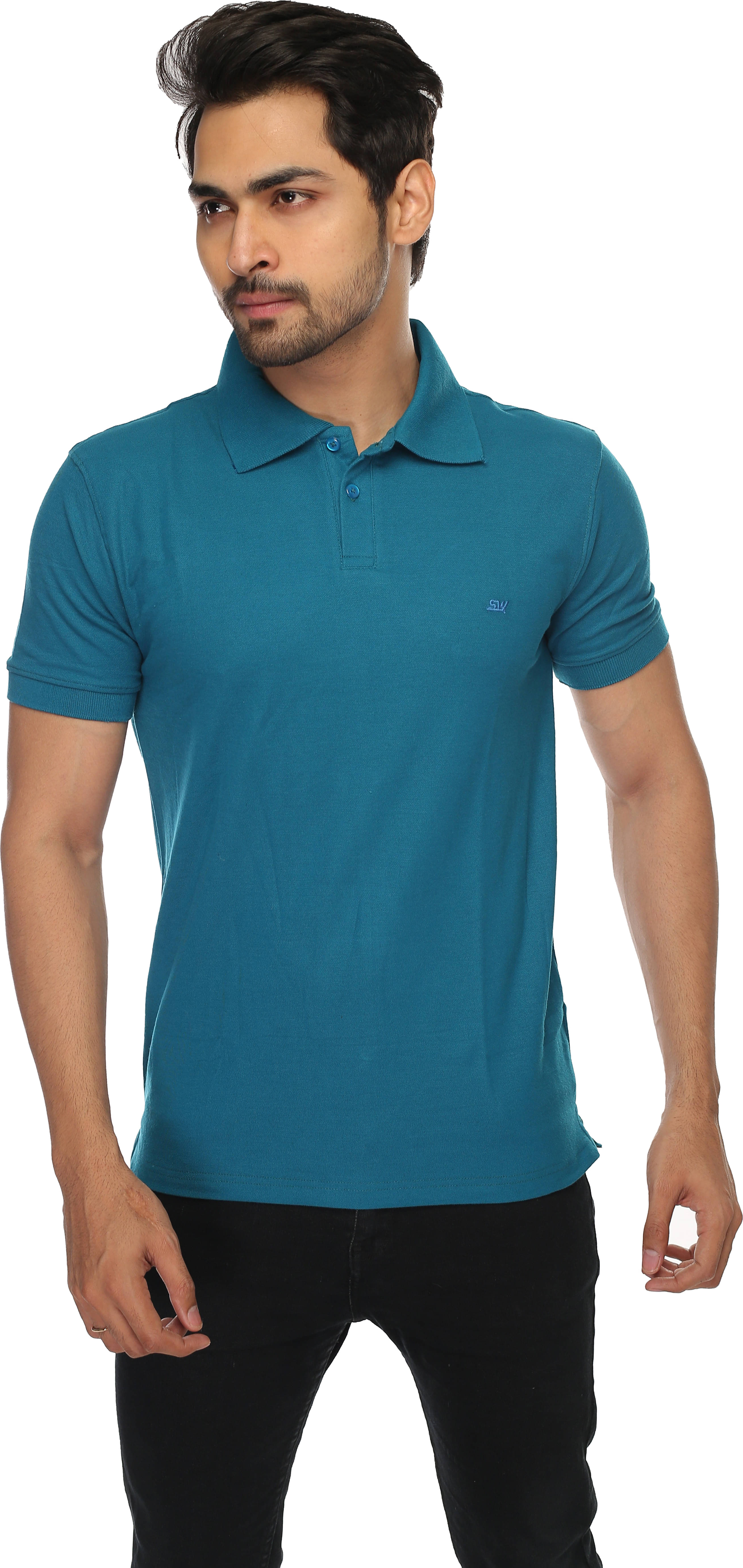 SKYKNIT Pack of 1 Cotton Blend Regular Fit Men's T-Shirt ( Light Green ) SKYKNIT Pack of 1 Cotton Blend Regular Fit Men's T-Shirt ( Light Green )