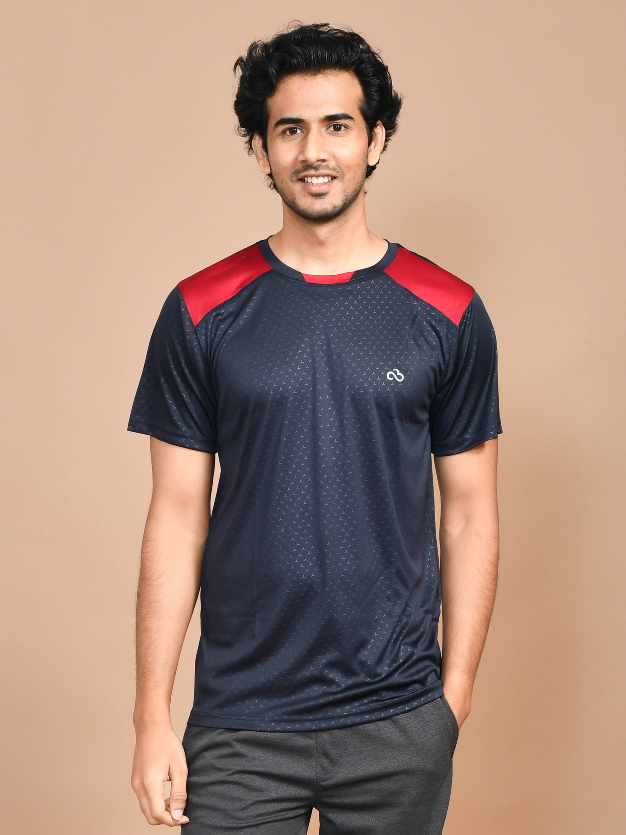 SKYKNIT Pack of 1 Viscose Regular Fit Men's T-Shirt ( Blue ) SKYKNIT Pack of 1 Viscose Regular Fit Men's T-Shirt ( Blue )