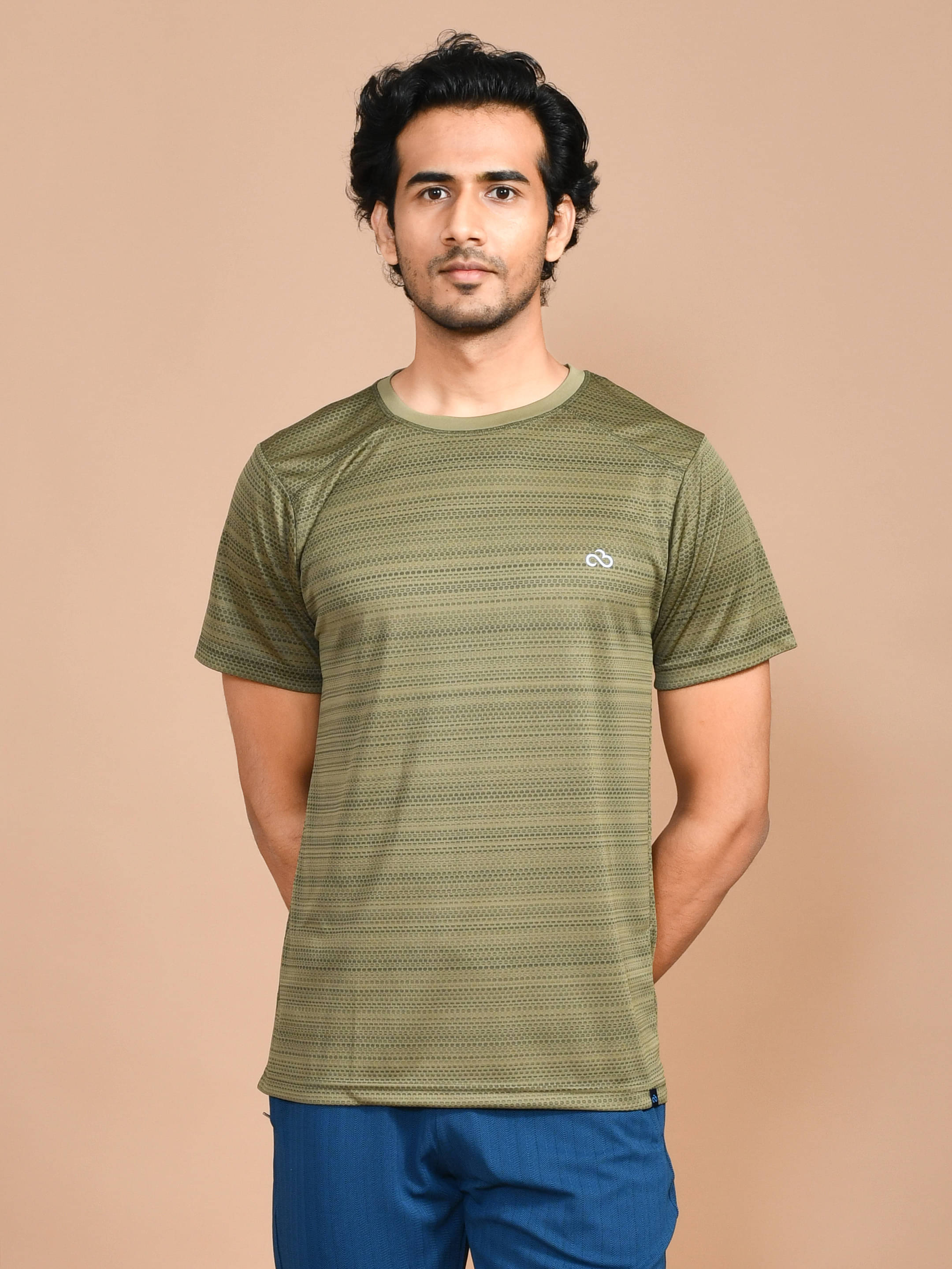     			SKYKNIT Pack of 1 Viscose Regular Fit Men's T-Shirt ( Dark Green )