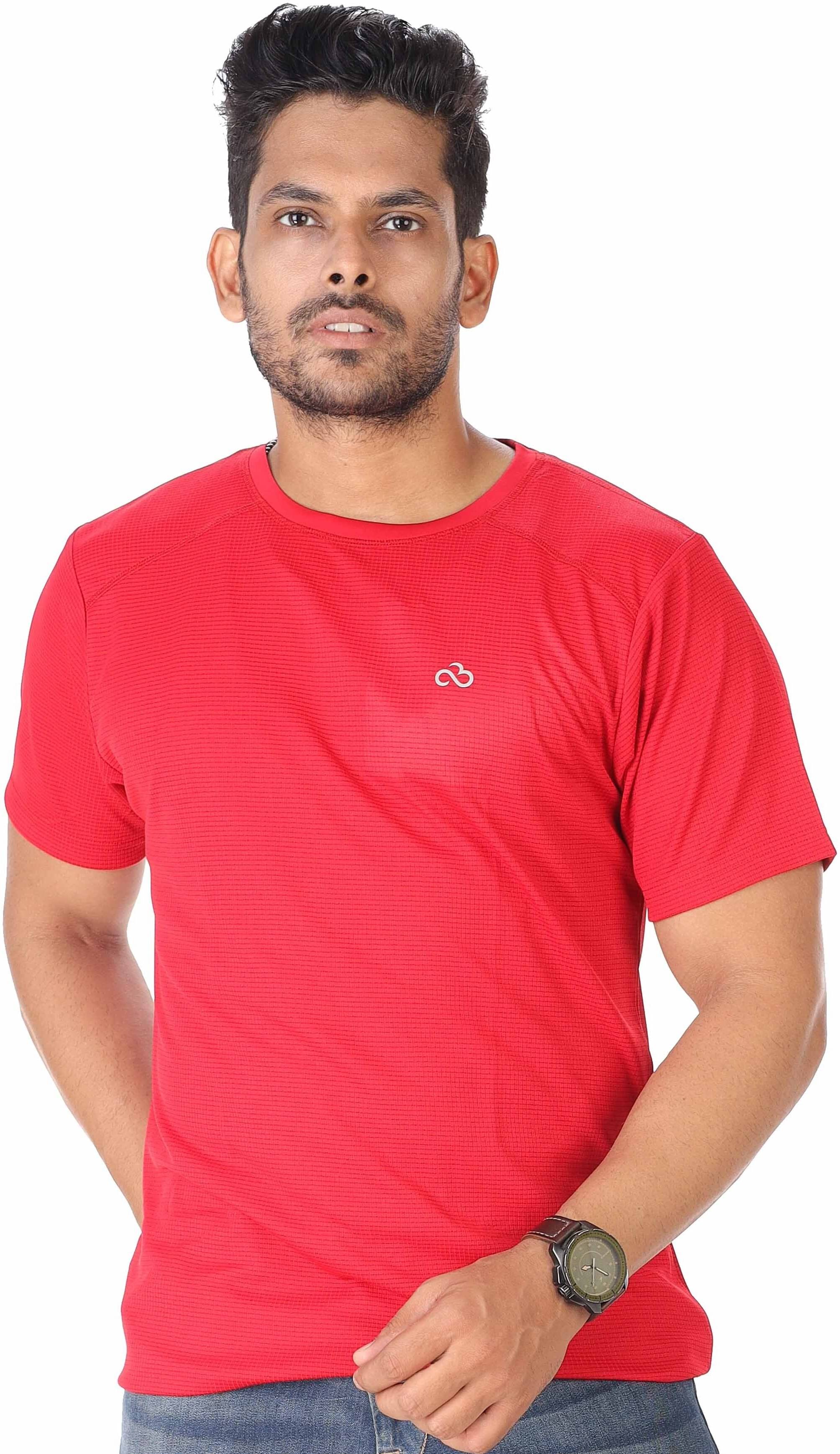 SKYKNIT Pack of 1 Viscose Regular Fit Men's T-Shirt ( Red ) SKYKNIT Pack of 1 Viscose Regular Fit Men's T-Shirt ( Red )