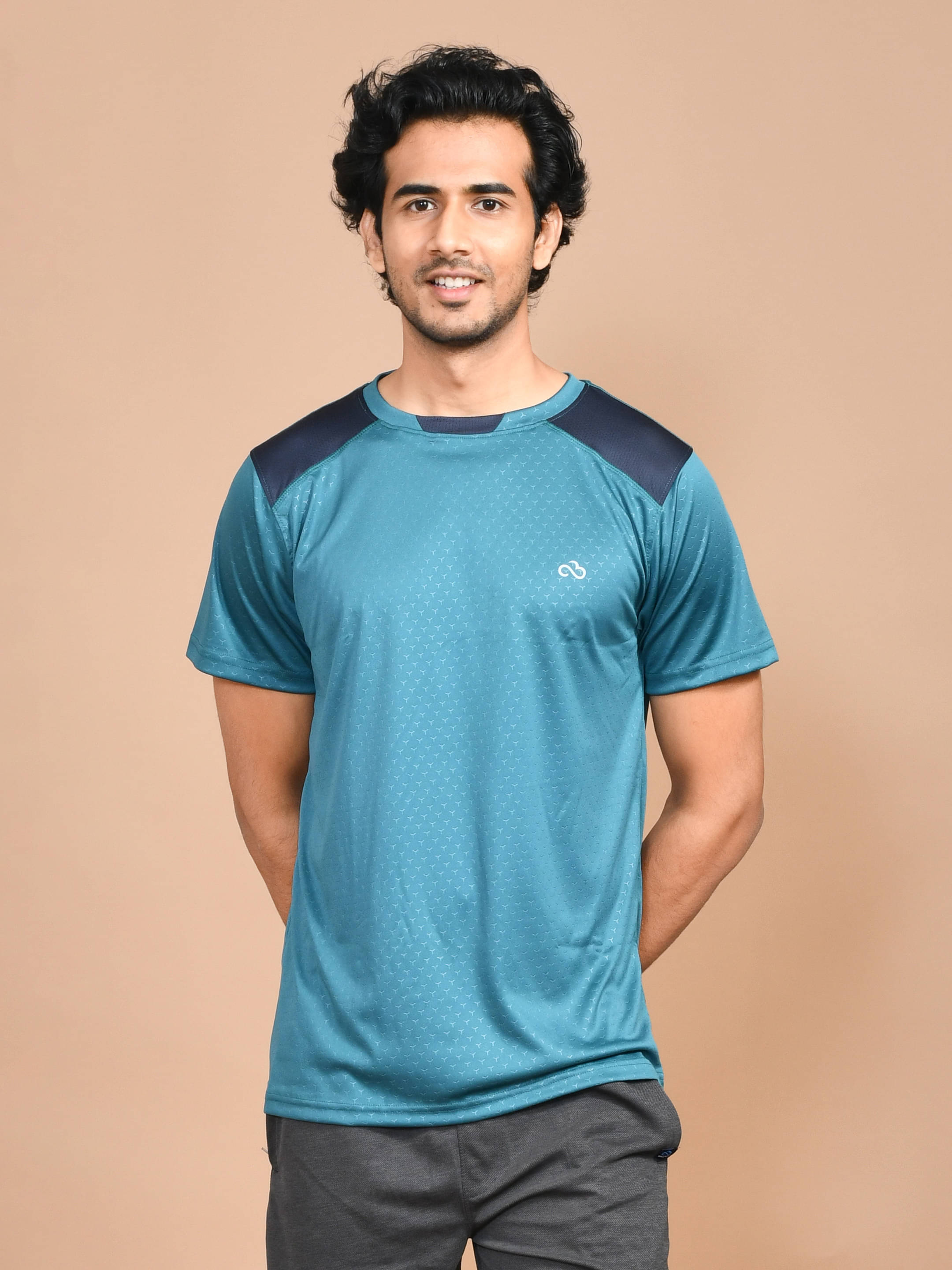 SKYKNIT Pack of 1 Viscose Regular Fit Men's T-Shirt ( Blue ) SKYKNIT Pack of 1 Viscose Regular Fit Men's T-Shirt ( Blue )