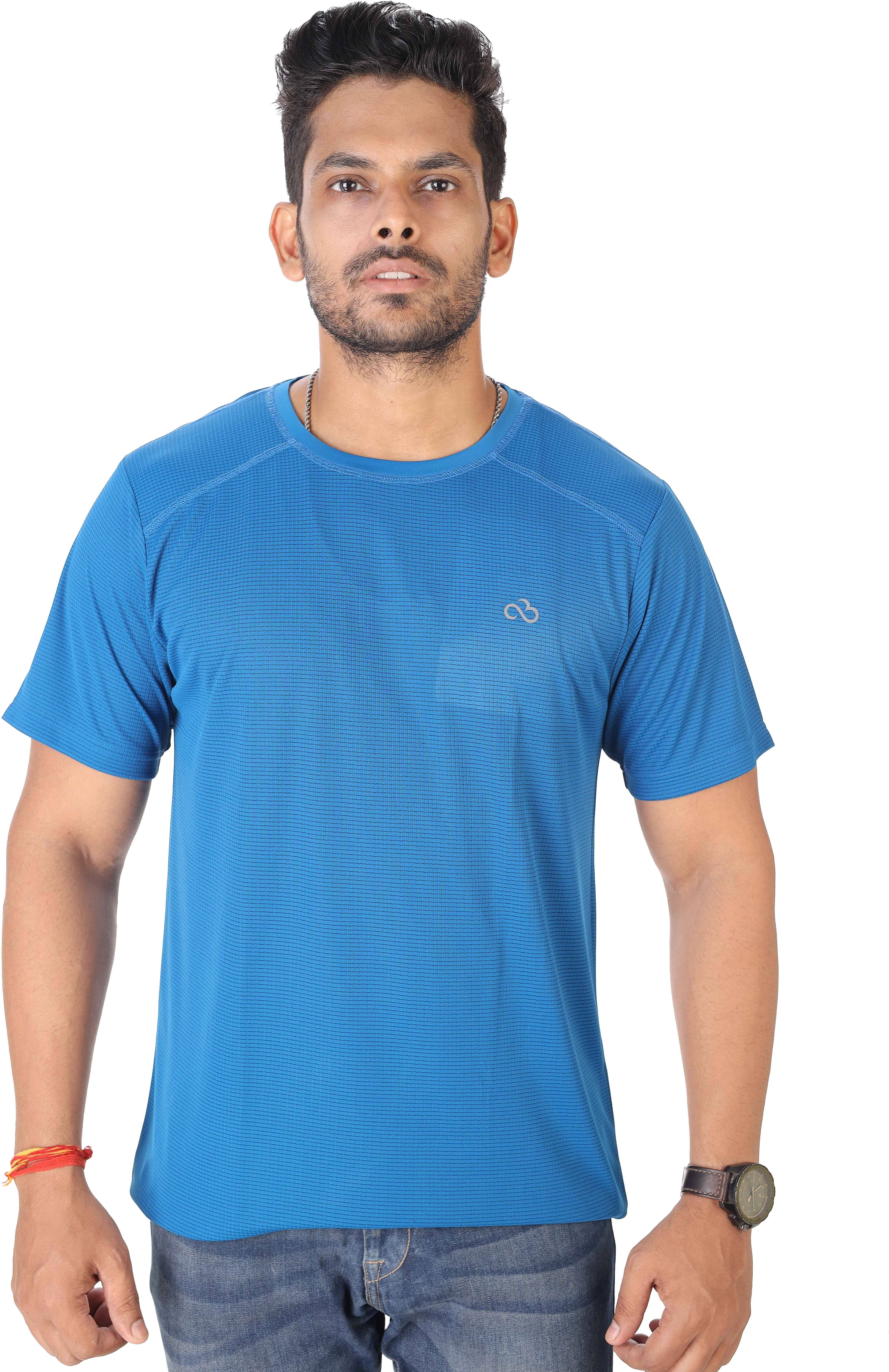 SKYKNIT Pack of 1 Viscose Regular Fit Men's T-Shirt ( Light Blue ) SKYKNIT Pack of 1 Viscose Regular Fit Men's T-Shirt ( Light Blue )