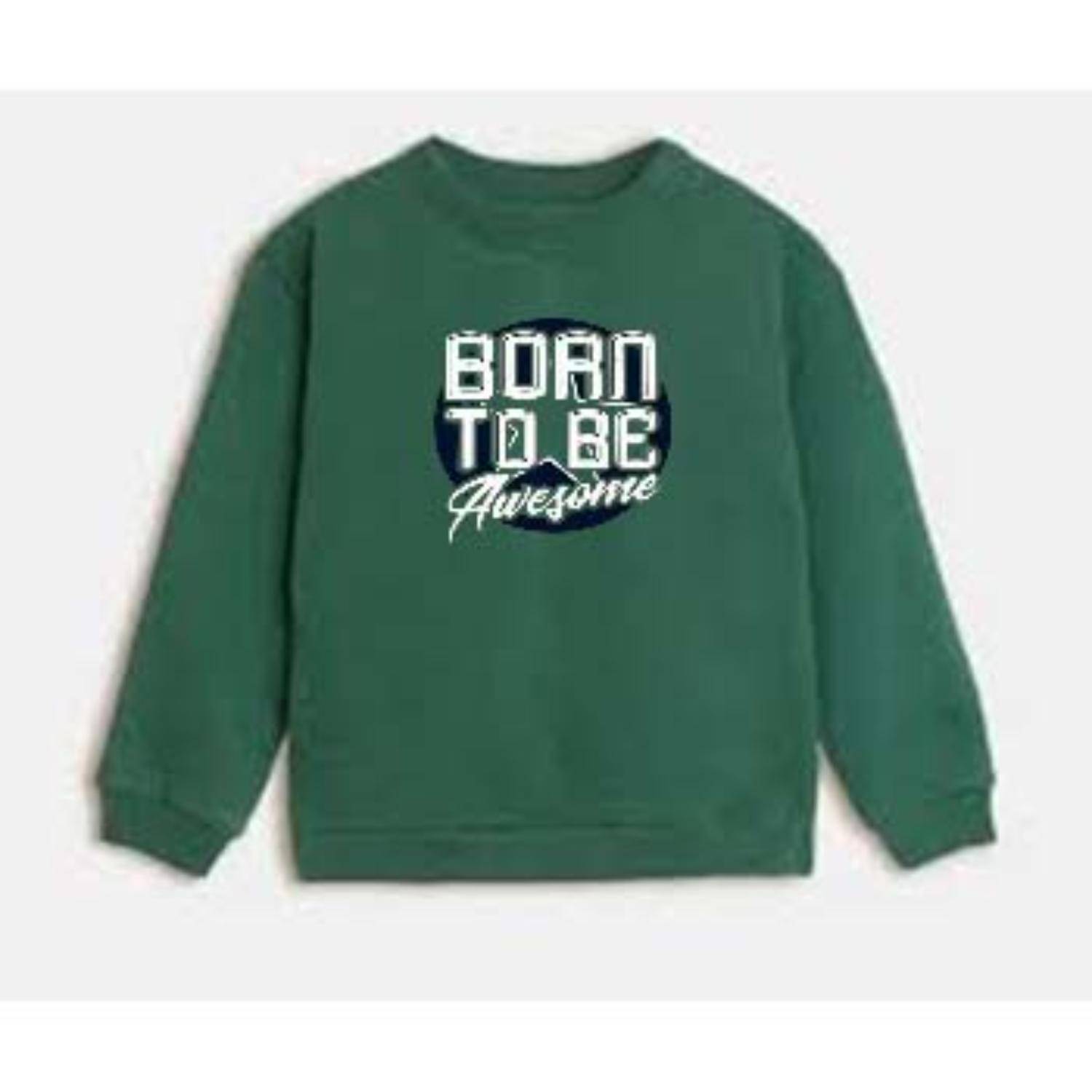     			Unicus Apparel Pack of 1 Boys Fleece Sweatshirt ( Green )