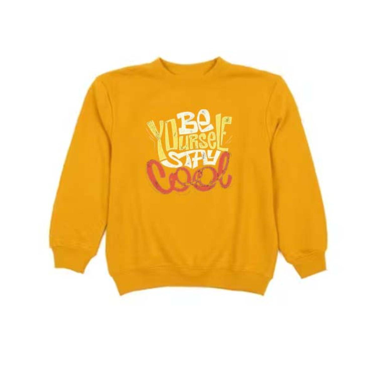     			Unicus Apparel Pack of 1 Boys Fleece Sweatshirt ( Yellow )