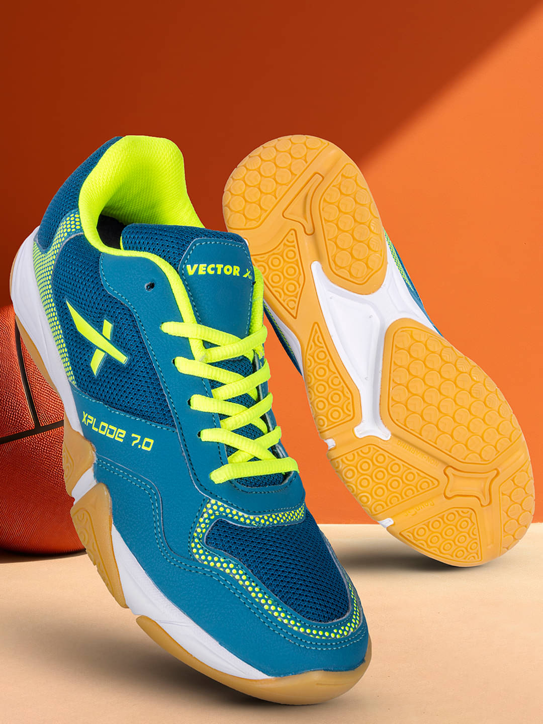     			Vector X XPLODE-7.0 Teal Non-Marking Green Unisex