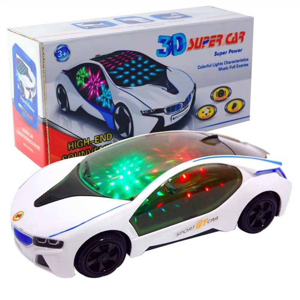     			YESKART - White Plastic Car ( Pack of 1 )