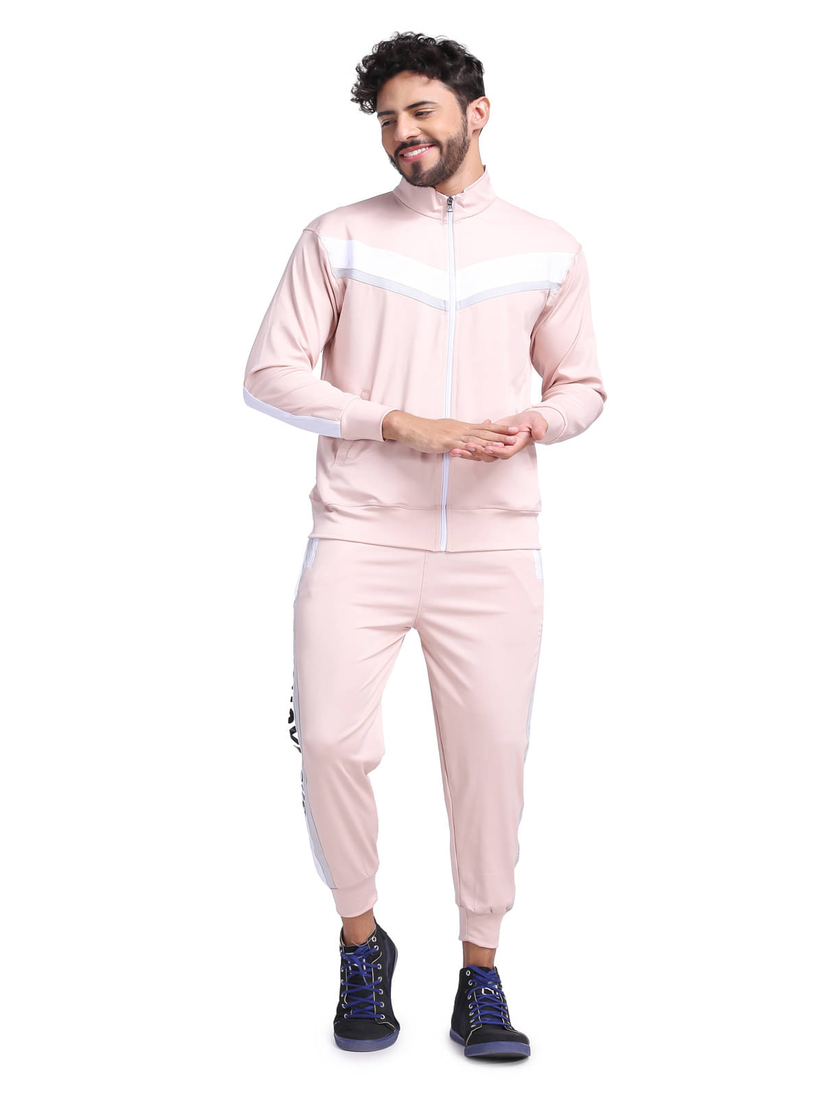     			yellow tree Multicolor Polyester Relaxed Fit Men's Tracksuit ( Pack of 1 )