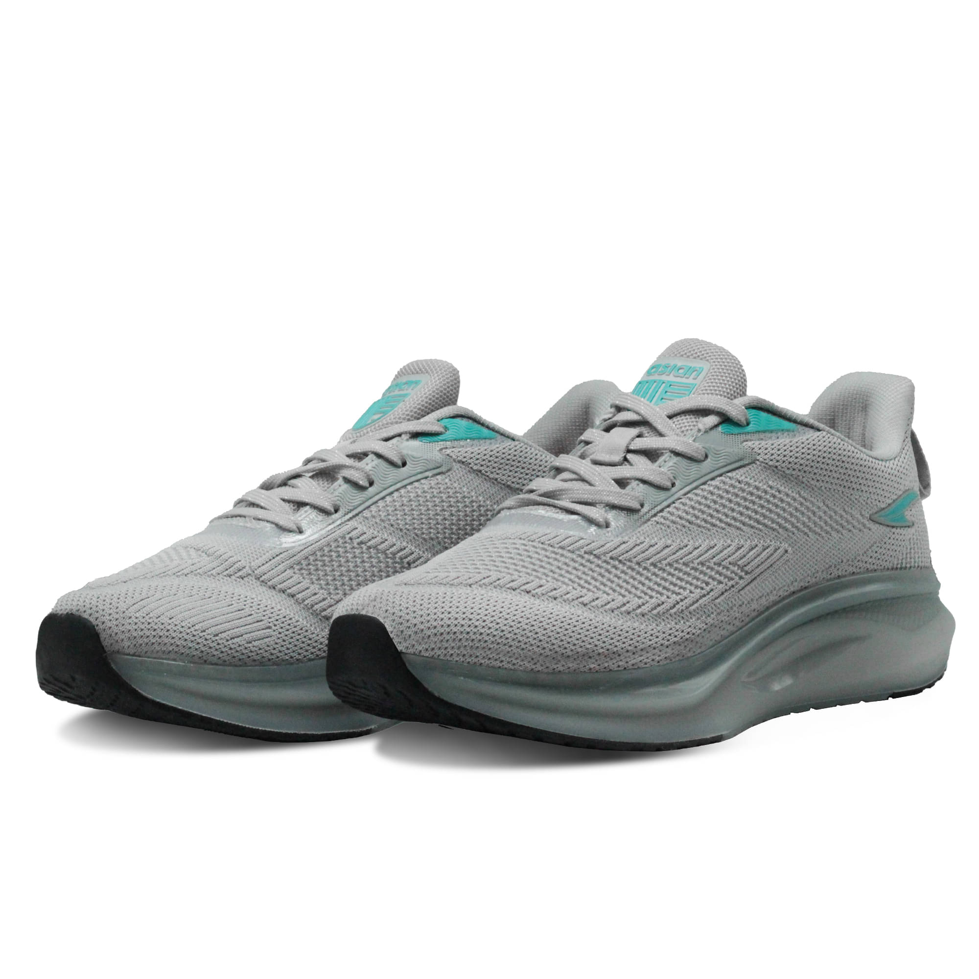     			ASIAN POWERPLAY-03 Light Grey Men's Sports Running Shoes