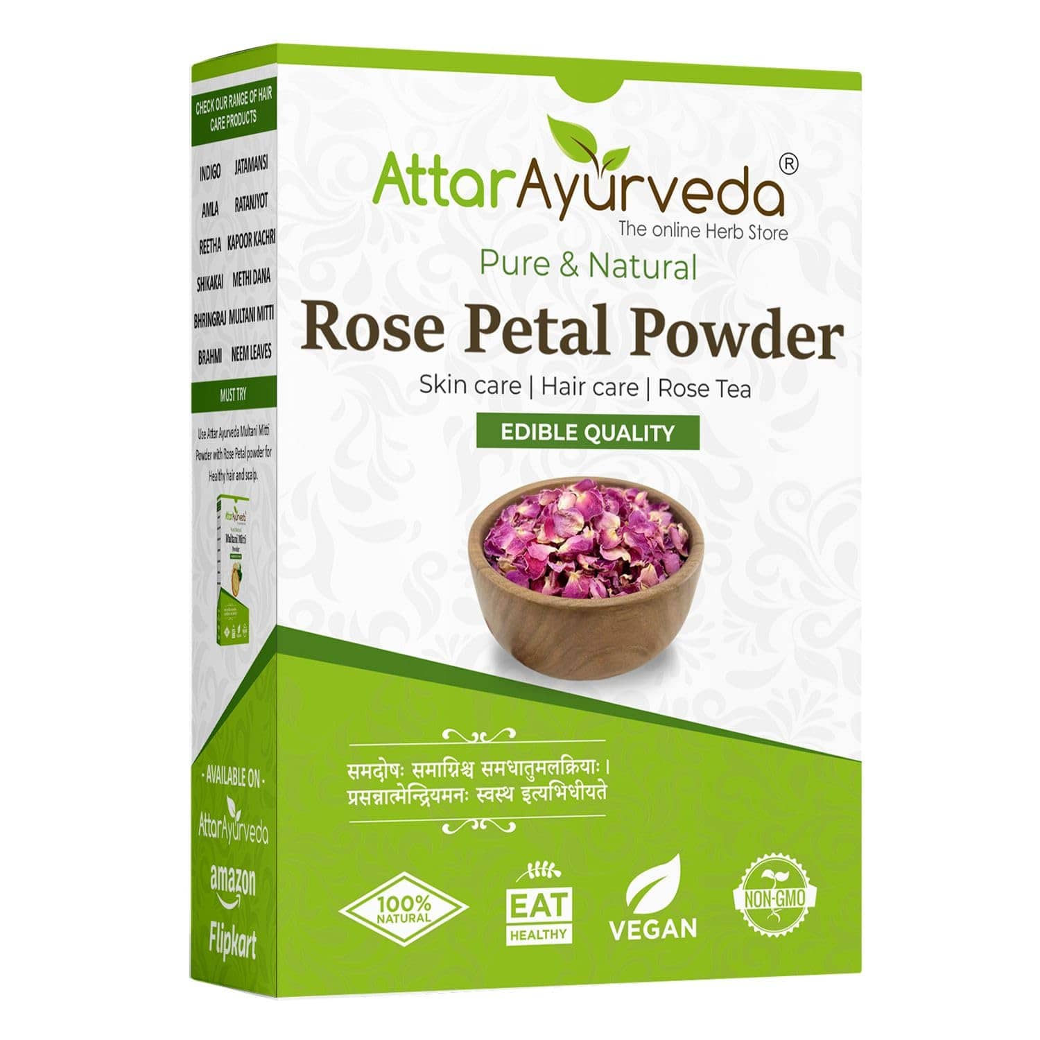 Attar Ayurveda Rose Petal Powder 100 Gm