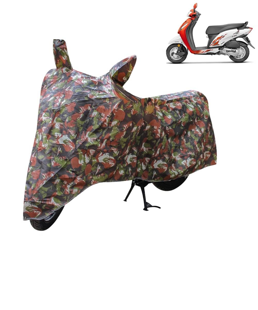 CARNEST Bike Body Cover for Honda Activa i ( Pack of 1 ) , Jungle CARNEST Bike Body Cover for Honda Activa i ( Pack of 1 ) , Jungle
